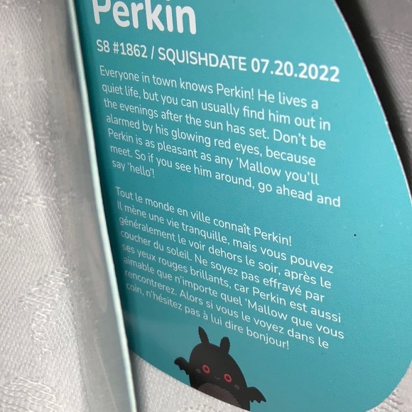 Squishmallows Perkin Moth-man Hot Topic Exclusive 8 inch - Picture 8 of 11